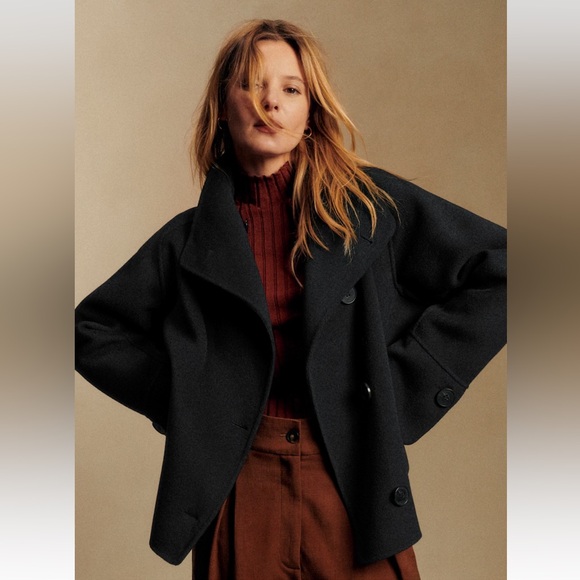 ISO Sezane Mervin Jacket Black 8 - Picture 3 of 3